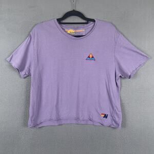 Aviator Nation Purple Short Sleeve Tee